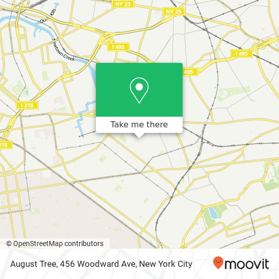 August Tree, 456 Woodward Ave map