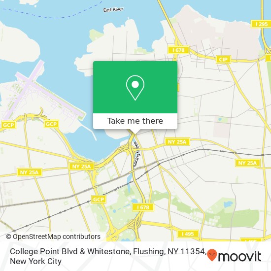College Point Blvd & Whitestone, Flushing, NY 11354 map