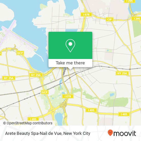 Arete Beauty Spa-Nail de Vue map