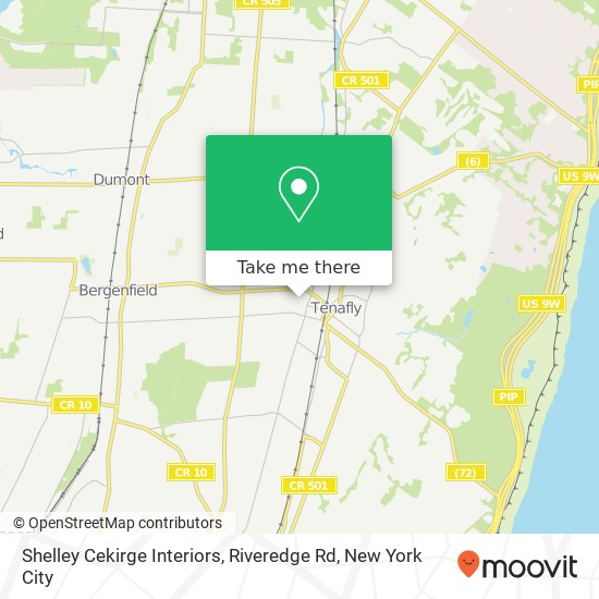 Mapa de Shelley Cekirge Interiors, Riveredge Rd