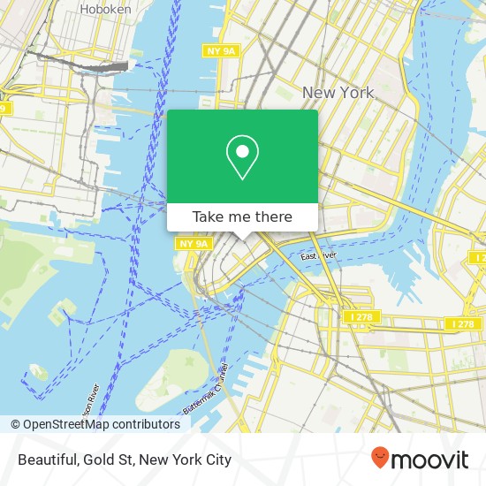 Mapa de Beautiful, Gold St