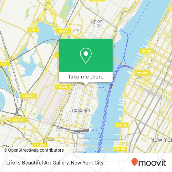 Life Is Beautiful Art Gallery map
