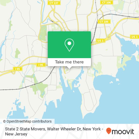 Mapa de State 2 State Movers, Walter Wheeler Dr
