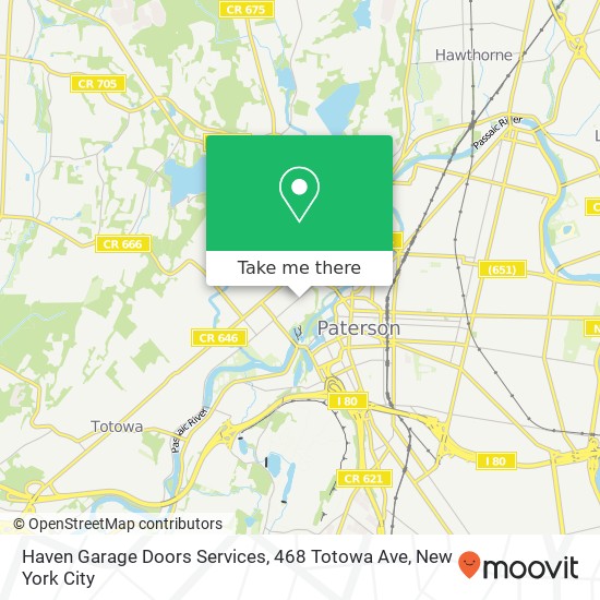 Haven Garage Doors Services, 468 Totowa Ave map