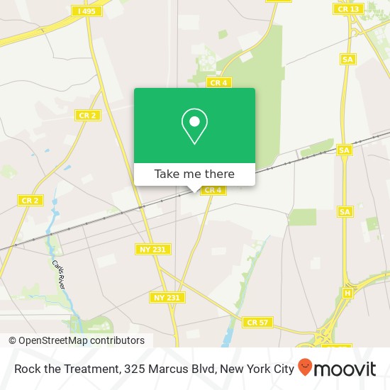Mapa de Rock the Treatment, 325 Marcus Blvd