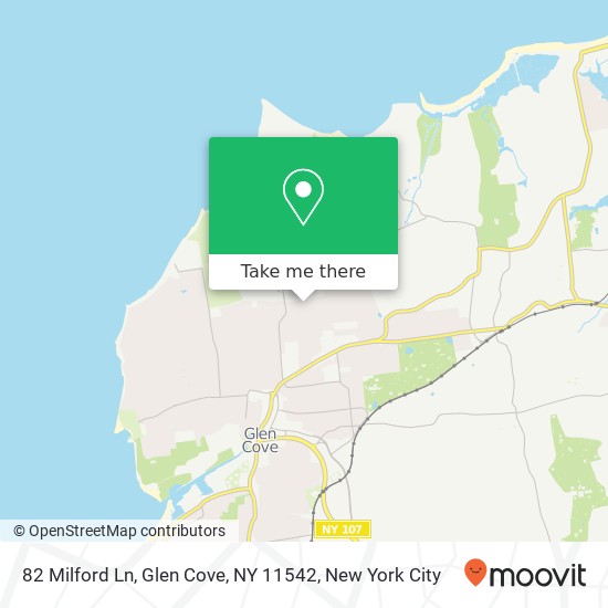 82 Milford Ln, Glen Cove, NY 11542 map