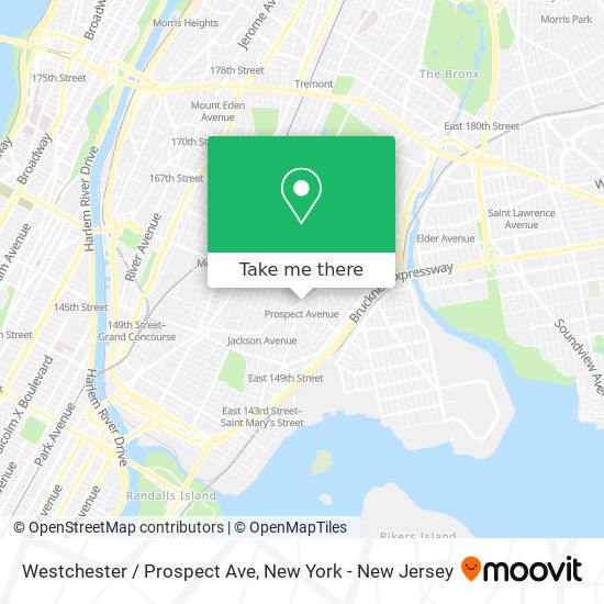 Mapa de Westchester / Prospect Ave