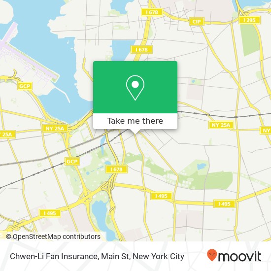 Chwen-Li Fan Insurance, Main St map