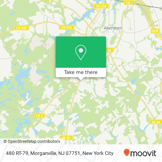 Mapa de 480 RT-79, Morganville, NJ 07751