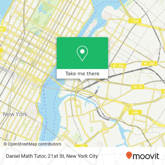 Mapa de Daniel Math Tutor, 21st St