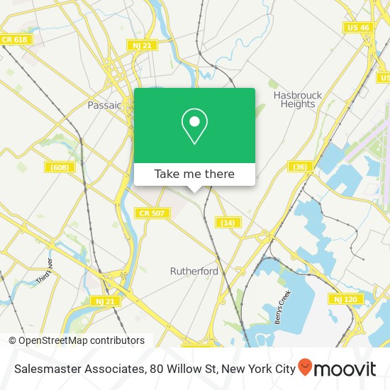 Mapa de Salesmaster Associates, 80 Willow St