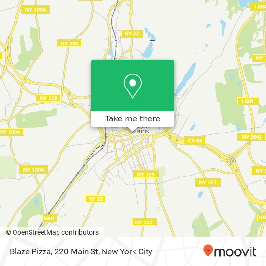Blaze Pizza, 220 Main St map