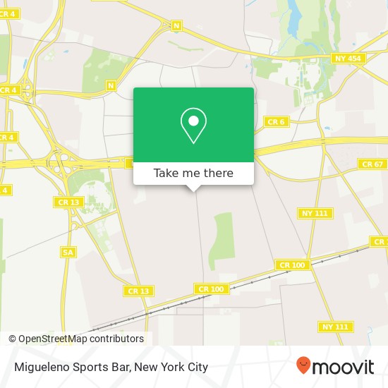 Migueleno Sports Bar map