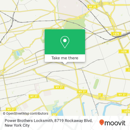 Power Brothers Locksmith, 8719 Rockaway Blvd map