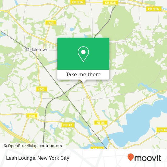 Mapa de Lash Lounge
