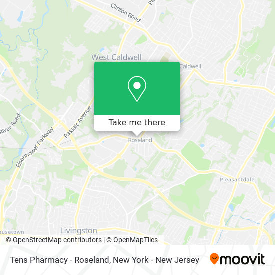 Tens Pharmacy - Roseland map