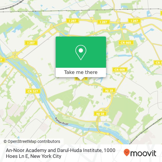 Mapa de An-Noor Academy and Darul-Huda Institute, 1000 Hoes Ln E