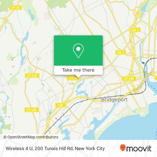 Mapa de Wireless 4 U, 200 Tunxis Hill Rd
