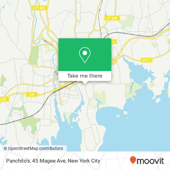 Mapa de Panchito's, 45 Magee Ave