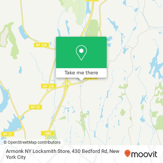 Mapa de Armonk NY Locksmith Store, 430 Bedford Rd