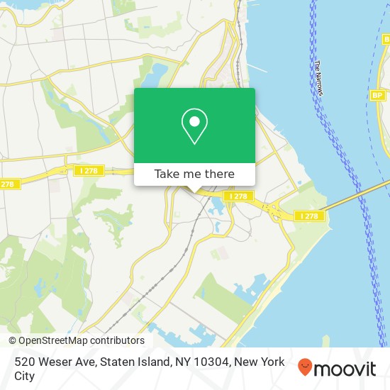 520 Weser Ave, Staten Island, NY 10304 map