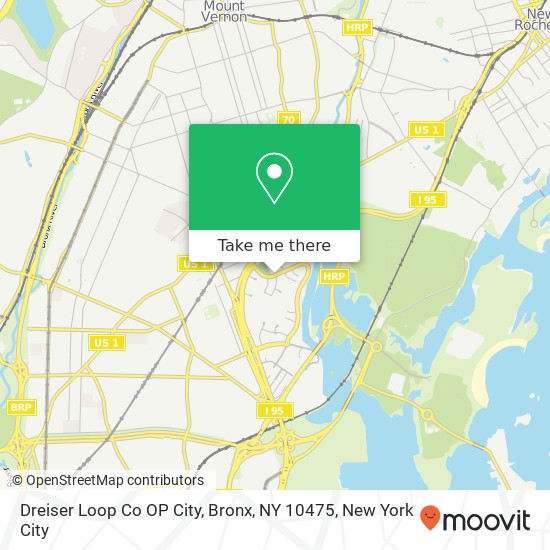 Dreiser Loop Co OP City, Bronx, NY 10475 map