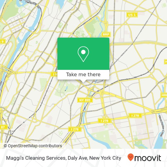 Maggi's Cleaning Services, Daly Ave map