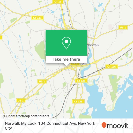 Norwalk My Lock, 104 Connecticut Ave map