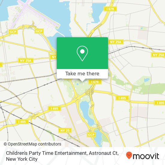 Mapa de Children's Party Time Entertainment, Astronaut Ct