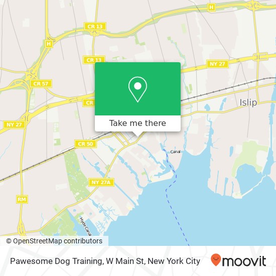 Pawesome Dog Training, W Main St map