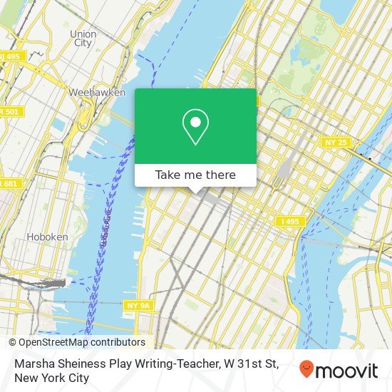 Marsha Sheiness Play Writing-Teacher, W 31st St map