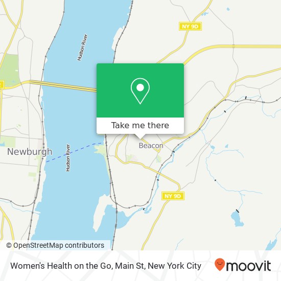 Women's Health on the Go, Main St map