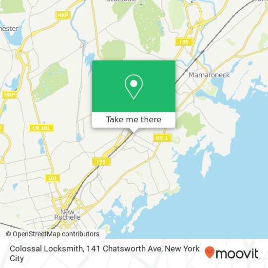 Mapa de Colossal Locksmith, 141 Chatsworth Ave
