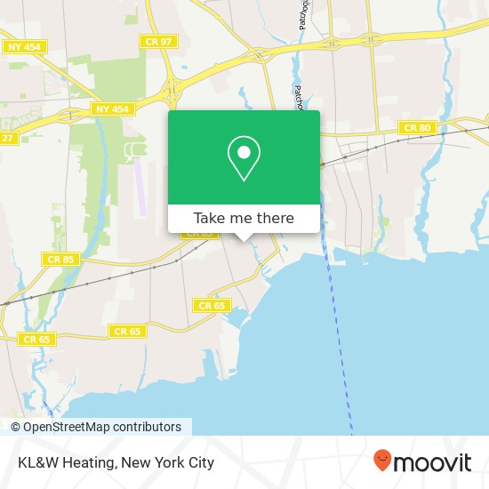 Mapa de KL&W Heating