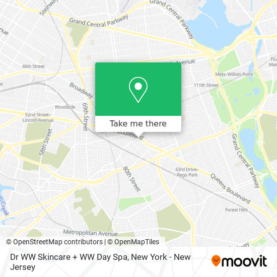 Dr WW Skincare + WW Day Spa map