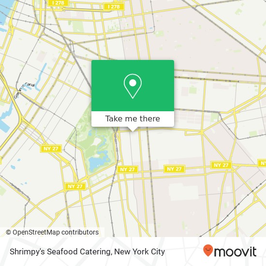 Shrimpy's Seafood Catering map