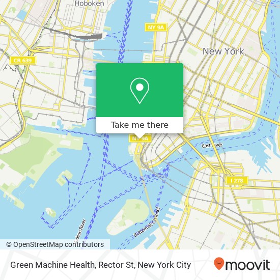 Green Machine Health, Rector St map