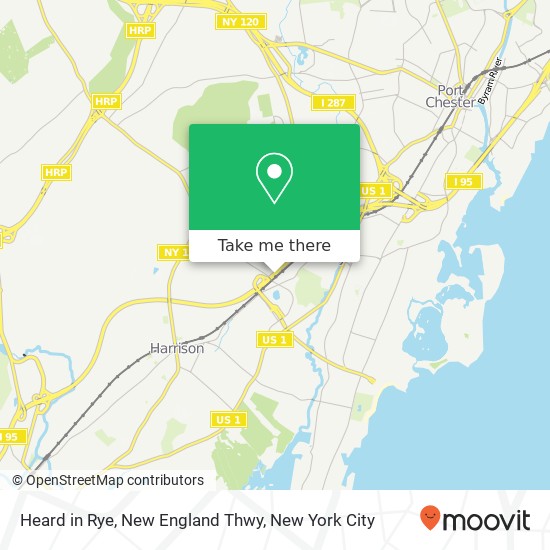 Mapa de Heard in Rye, New England Thwy
