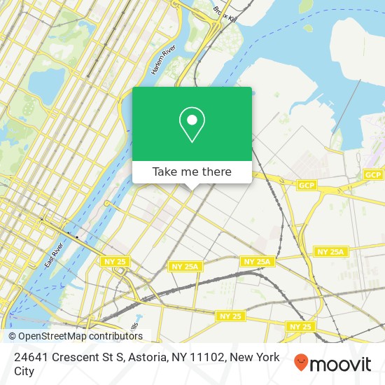 24641 Crescent St S, Astoria, NY 11102 map