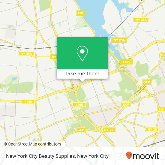 Mapa de New York City Beauty Supplies