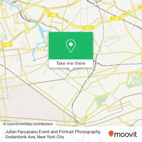 Mapa de Julian Farcasanu Event and Portrait Photography, Onderdonk Ave