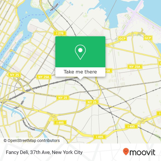 Mapa de Fancy Deli, 37th Ave