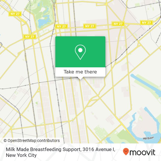 Mapa de Milk Made Breastfeeding Support, 3016 Avenue I