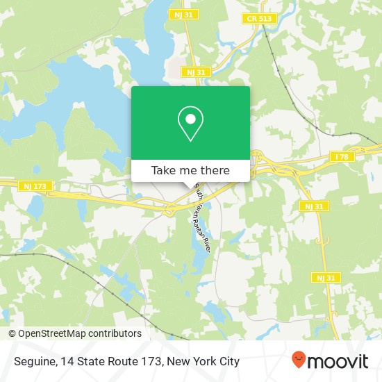 Seguine, 14 State Route 173 map