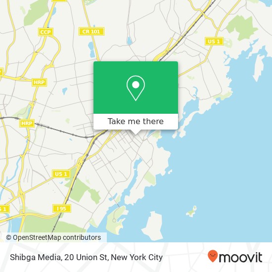 Mapa de Shibga Media, 20 Union St