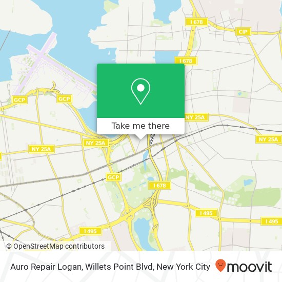 Auro Repair Logan, Willets Point Blvd map