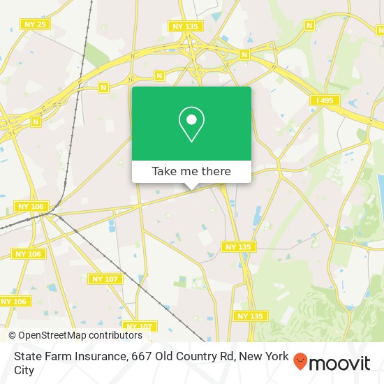 Mapa de State Farm Insurance, 667 Old Country Rd