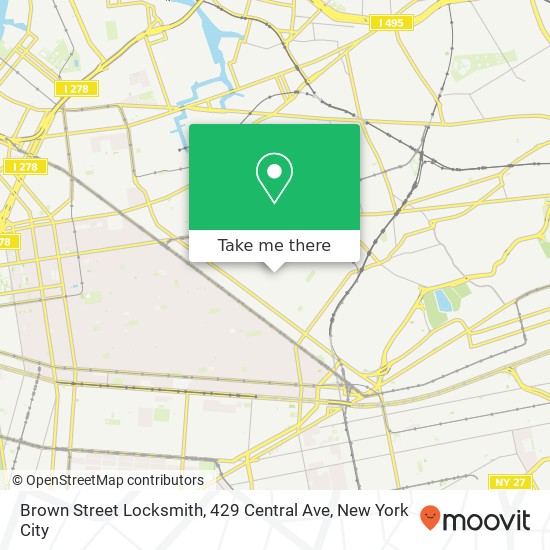 Brown Street Locksmith, 429 Central Ave map