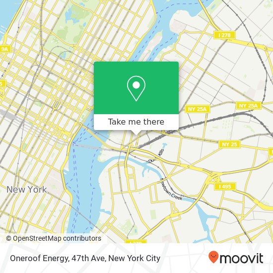 Oneroof Energy, 47th Ave map