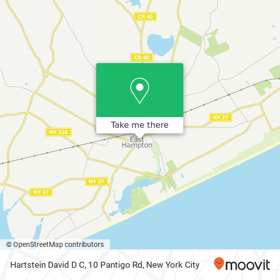 Hartstein David D C, 10 Pantigo Rd map